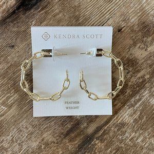 Kendra Scott Ryder Hoop Earrings in Gold